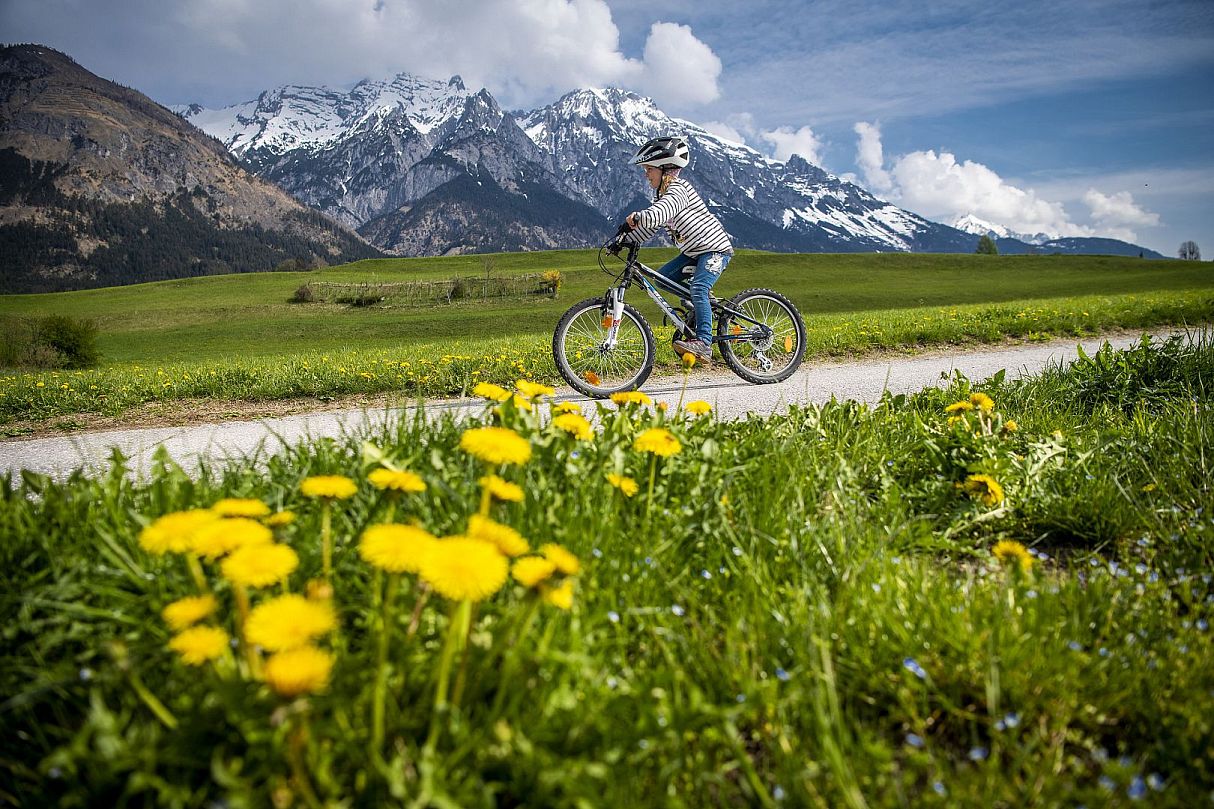 Mountainbiken mit Kindern Region Hall-Wattens