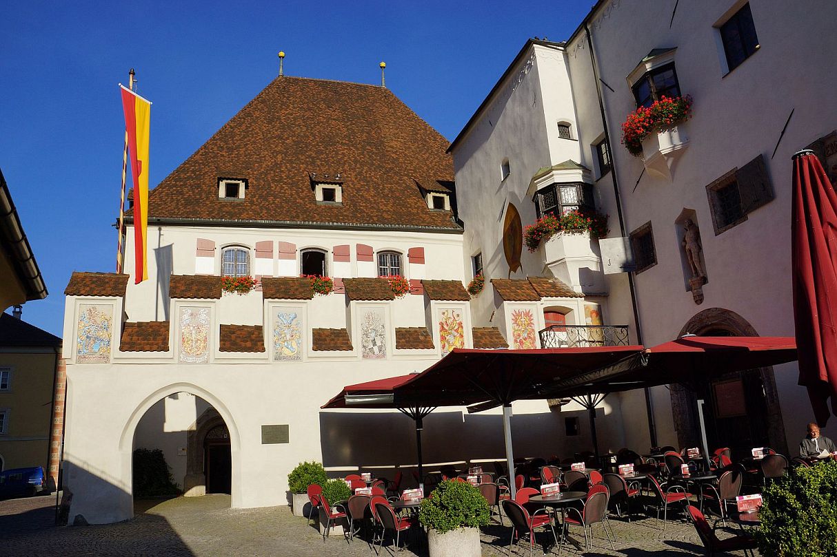 Historisches Rathaus Hall in Tirol