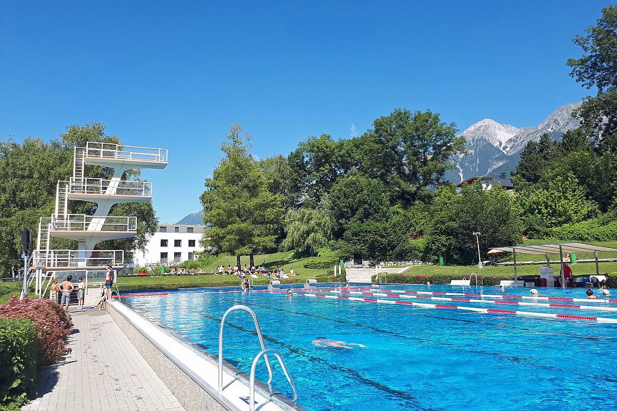 Outdoor Swimming Pool Hall in Tyrol