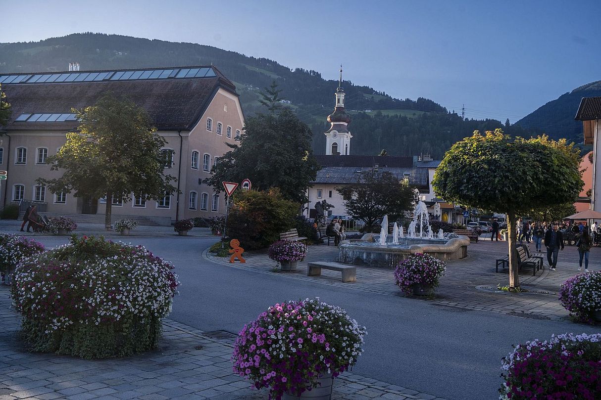 Wattens Church Square & Town Hall